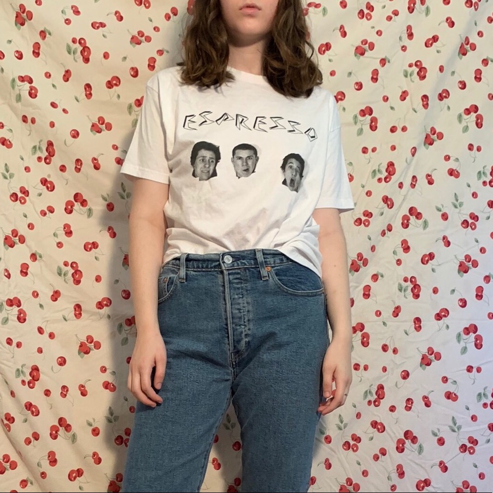 Espresso band tee